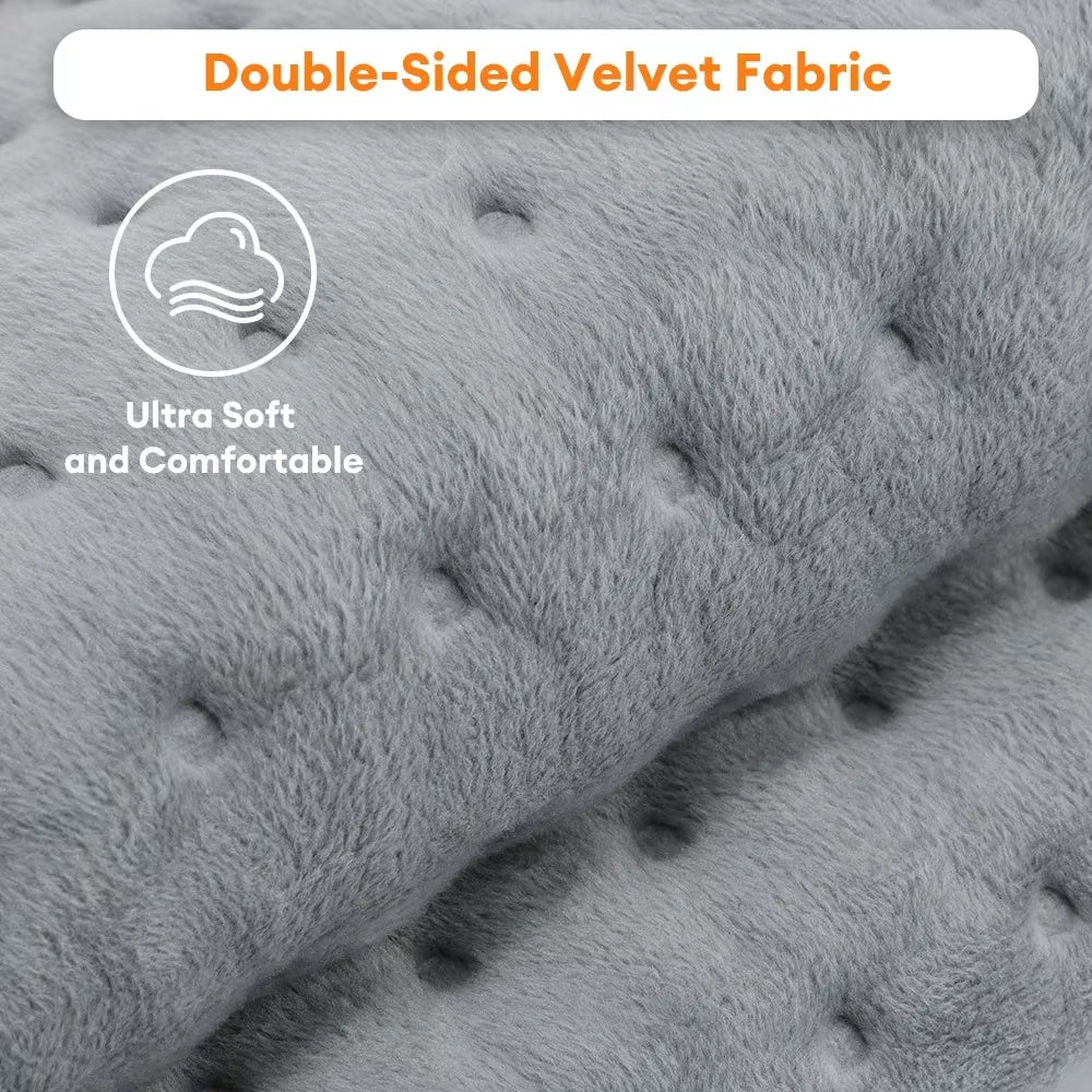 Experience Ultimate Comfort with Our 30x60 cm Electric Heating Pad for Back, Neck & Shoulders - Washable, Winter-Ready with 9 Temperature Settings and 4 Timer Options!
