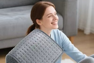 Experience Ultimate Comfort with Our 30x60 cm Electric Heating Pad for Back, Neck & Shoulders - Washable, Winter-Ready with 9 Temperature Settings and 4 Timer Options!